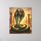 Wadjet – Ägyptische Schlangengöttin´6 Canvas Afdruk (Voorkant)