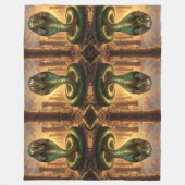 Wadjet – Ägyptische Schlangengöttin´6 Fleece Deken (Voorkant)