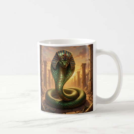 Wadjet – Ägyptische Schlangengöttin´6 Koffiemok (Rechts)