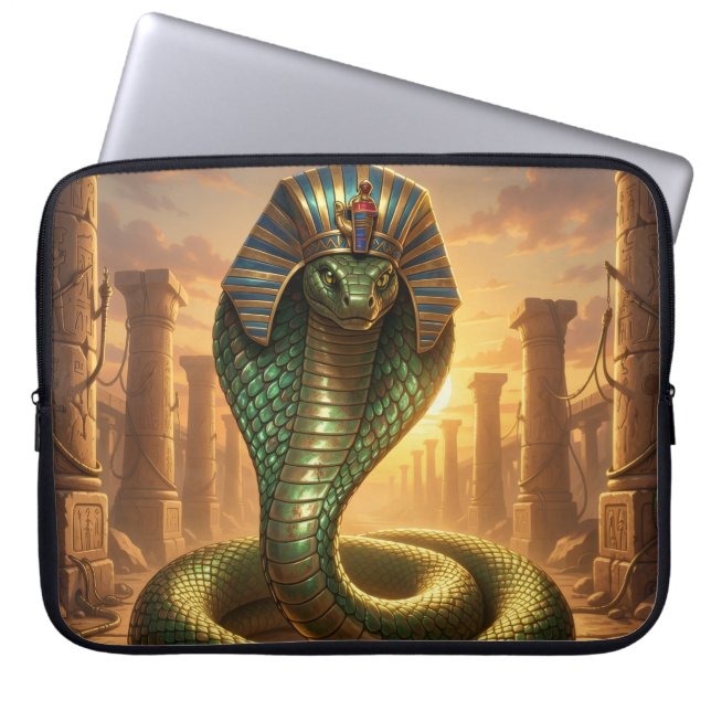 Wadjet – Ägyptische Schlangengöttin´6 Laptop Sleeve (Voorkant)