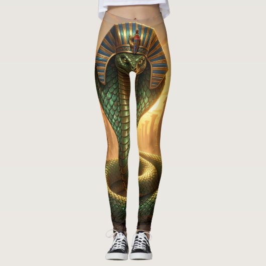 Wadjet – Ägyptische Schlangengöttin´6 Leggings (Voorkant)