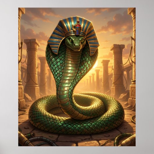 Wadjet – Ägyptische Schlangengöttin´6 Poster (Voorkant)