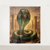 Wadjet – Ägyptische Schlangengöttin´6 Wandkleed (Voorkant)