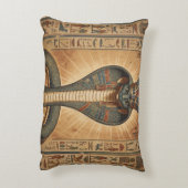 Wadjet – Ägyptische Schlangengöttin´7 Accent Kussen (Achterkant (Verticaal))