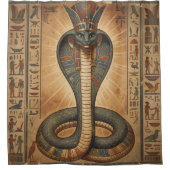 Wadjet – Ägyptische Schlangengöttin´7 Douchegordijn (Voorkant)