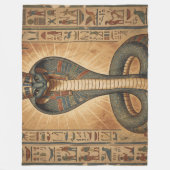 Wadjet – Ägyptische Schlangengöttin´7 Fleece Deken (Voorkant)