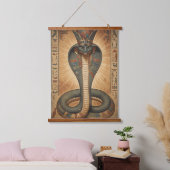 Wadjet – Ägyptische Schlangengöttin´7 Hangend Wandkleed (Slaapkamer)