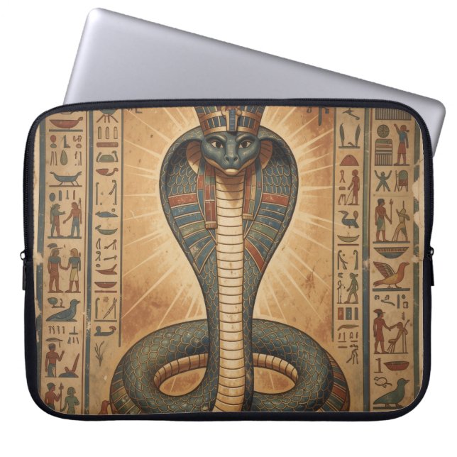 Wadjet – Ägyptische Schlangengöttin´7 Laptop Sleeve (Voorkant)