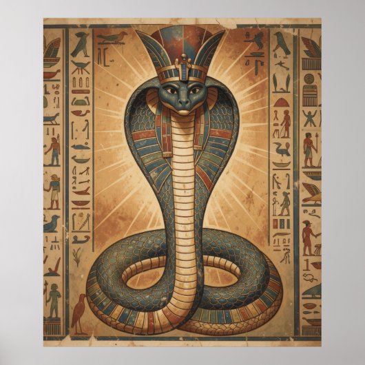 Wadjet – Ägyptische Schlangengöttin´7 Poster (Voorkant)