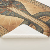 Wadjet – Ägyptische Schlangengöttin´7 Sherpa Deken (3/4)