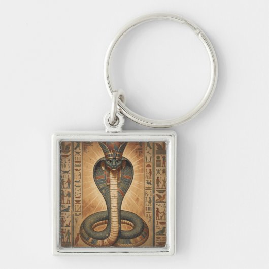 Wadjet – Ägyptische Schlangengöttin´7 Sleutelhanger (Voorkant)