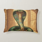 Wadjet – Ägyptische Schlangengöttin Accent Kussen (Achterkant)