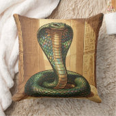 Wadjet – Ägyptische Schlangengöttin Kussen (Deken)