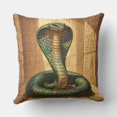 Wadjet – Ägyptische Schlangengöttin Kussen (Achterkant)