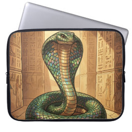 Wadjet – Ägyptische Schlangengöttin Laptop Sleeve