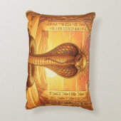 Wadjet – Egyptian Cobra Goddess´1 Accent Kussen (Achterkant (Verticaal))