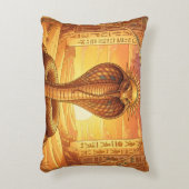 Wadjet – Egyptian Cobra Goddess´1 Accent Kussen (Voorkant(Verticaal))