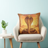 Wadjet – Egyptian Cobra Goddess´1 Kussen (Stoel)