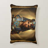 Wadjet – Egyptian Cobra Goddess´2 Accent Kussen (Achterkant (Verticaal))