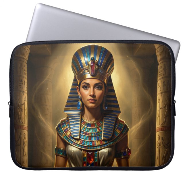Wadjet – Egyptian Cobra Goddess´2 Laptop Sleeve (Voorkant)