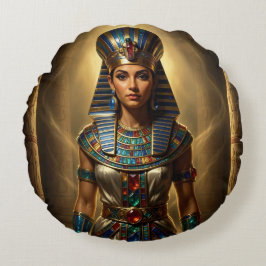 Wadjet – Egyptian Cobra Goddess´2 Rond Kussen