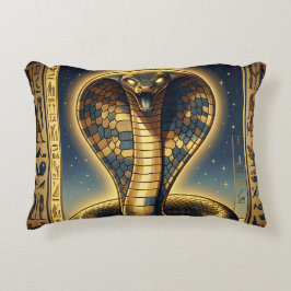 Wadjet – Egyptian Cobra Goddess´3 Accent Kussen