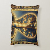 Wadjet – Egyptian Cobra Goddess´3 Accent Kussen (Achterkant (Verticaal))