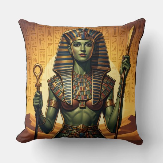 Wadjet – Egyptian Cobra Goddess´4 Kussen (Voorkant)