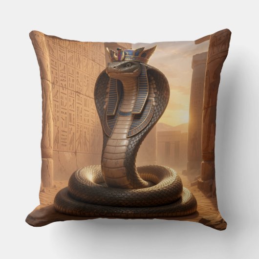 Wadjet – Egyptian Cobra Goddess´5 Kussen (Voorkant)