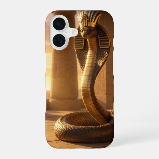 Wadjet – Egyptian Cobra Goddess´6 iPhone 16 Hoesje (Achterkant)