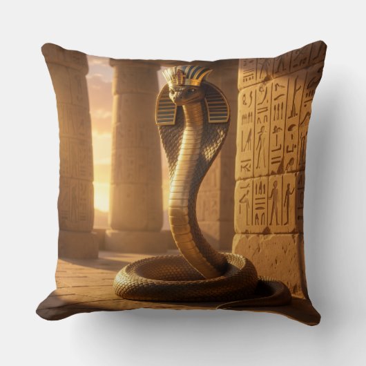 Wadjet – Egyptian Cobra Goddess´6 Kussen (Voorkant)