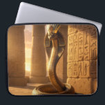 Wadjet – Egyptian Cobra Goddess´6 Laptop Sleeve<br><div class="desc">Wadjet is a cobra goddess in Egyptian mythology and a protector of the pharaoh and Lower Egypt. She represents protection, power, and royal authority.</div>