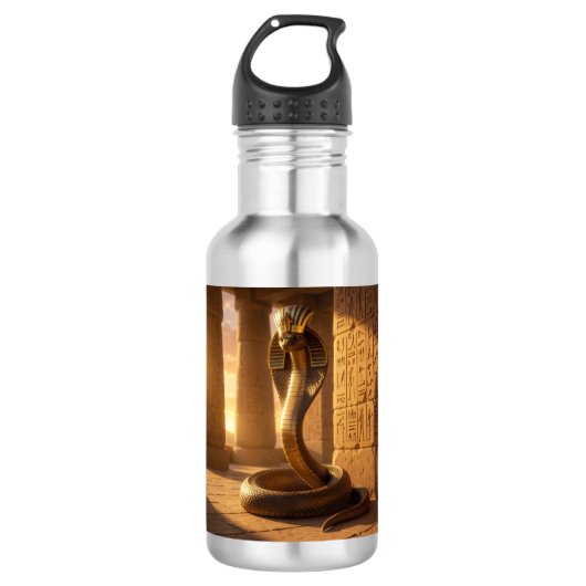 Wadjet – Egyptian Cobra Goddess´6 Waterfles (Voorkant)