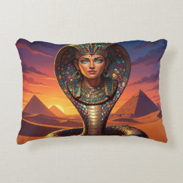 Wadjet – Egyptian Cobra Goddess´7 Accent Kussen