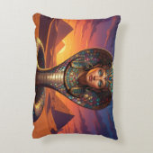 Wadjet – Egyptian Cobra Goddess´7 Accent Kussen (Achterkant (Verticaal))