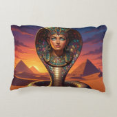 Wadjet – Egyptian Cobra Goddess´7 Accent Kussen (Achterkant)