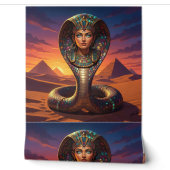 Wadjet – Egyptian Cobra Goddess´7 Behang (Afrollen)