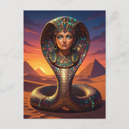 Wadjet – Egyptian Cobra Goddess´7 Briefkaart