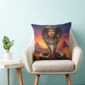 Wadjet – Egyptian Cobra Goddess´7 Kussen (Stoel)