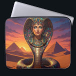 Wadjet – Egyptian Cobra Goddess´7 Laptop Sleeve<br><div class="desc">Wadjet is a cobra goddess in Egyptian mythology and a protector of the pharaoh and Lower Egypt. She represents protection, power, and royal authority.</div>