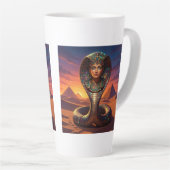 Wadjet – Egyptian Cobra Goddess´7 Latte Mok (Rechterhoek)