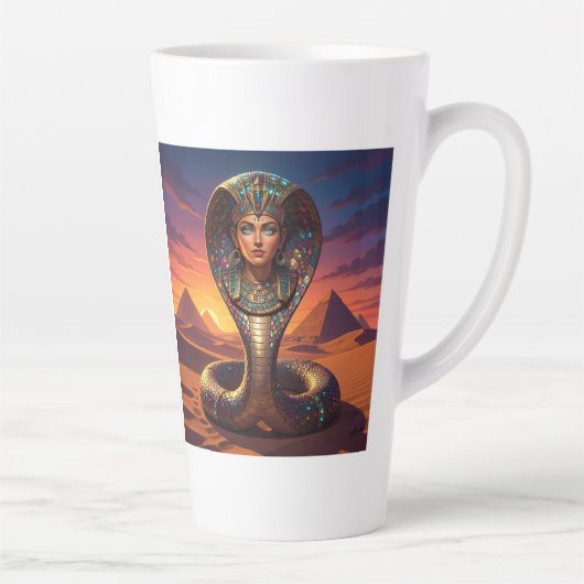 Wadjet – Egyptian Cobra Goddess´7 Latte Mok (Rechts)