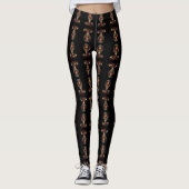 Wadjet – Egyptian Cobra Goddess´7 Leggings (Voorkant)