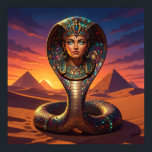 Wadjet – Egyptian Cobra Goddess´7 Poster<br><div class="desc">Wadjet is a cobra goddess in Egyptian mythology and a protector of the pharaoh and Lower Egypt. She represents protection, power, and royal authority.</div>