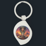 Wadjet – Egyptian Cobra Goddess´7 Sleutelhanger<br><div class="desc">Wadjet is a cobra goddess in Egyptian mythology and a protector of the pharaoh and Lower Egypt. She represents protection,  power,  and royal authority.</div>