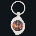 Wadjet – Egyptian Cobra Goddess´7 Sleutelhanger<br><div class="desc">Wadjet is a cobra goddess in Egyptian mythology and a protector of the pharaoh and Lower Egypt. She represents protection, power, and royal authority.</div>
