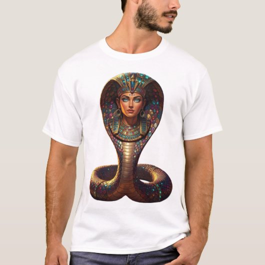 Wadjet – Egyptian Cobra Goddess´7 T-shirt (Voorkant)
