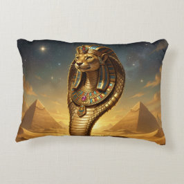 Wadjet – Egyptian Cobra Goddess Accent Kussen