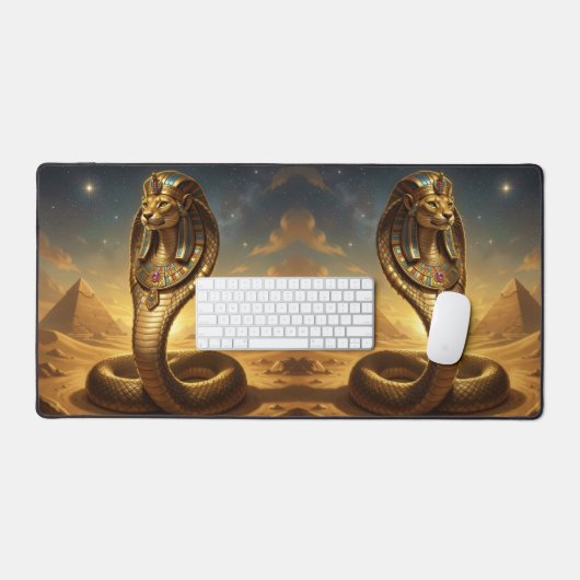 Wadjet – Egyptian Cobra Goddess Bureaumat (Keyboard & Muis)