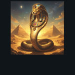 Wadjet – Egyptian Cobra Goddess Canvas Afdruk<br><div class="desc">Wadjet is a cobra goddess in Egyptian mythology and a protector of the pharaoh and Lower Egypt. She represents protection, power, and royal authority.</div>